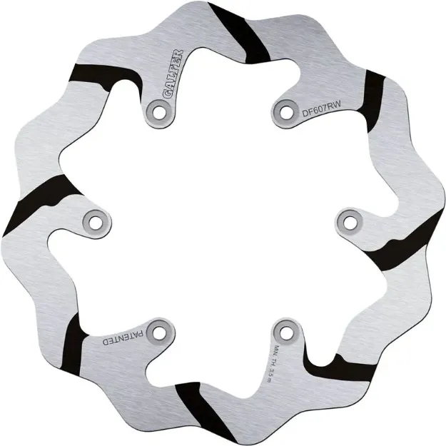 BRAKE ROTOR FIXED WAVE GROOVED OVERSIZE