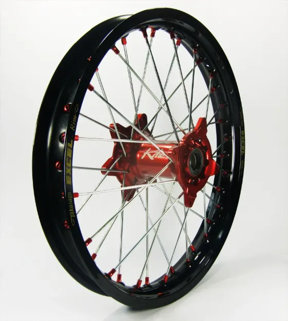Elite MX-EN Wheel, silver spokes