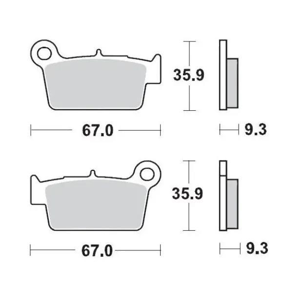 Racing Brake Pads Offroad