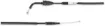 Black Vinyl Throttle Cable
