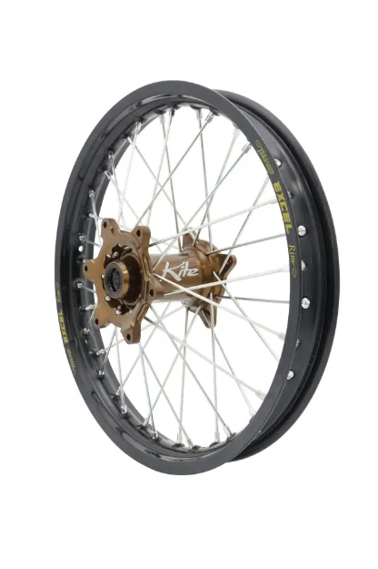 Elite MX-EN Wheel, silver spokes