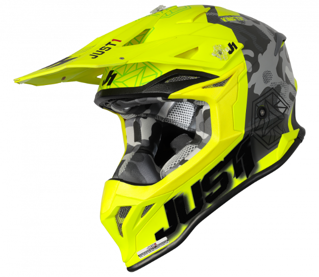 JUST1 J39 KINETIC CAMO LIME FLUO YELLOW