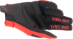 ALPINESTARS GLOVE RADAR RED/SLV