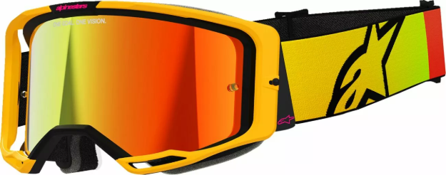 ALPINESTARS VISION 8 CORP YLW/PINK MIRROR-RED