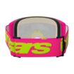 ALPINESTARS VISION 5 WORDMARK PNK/YLW MIRROR-RED