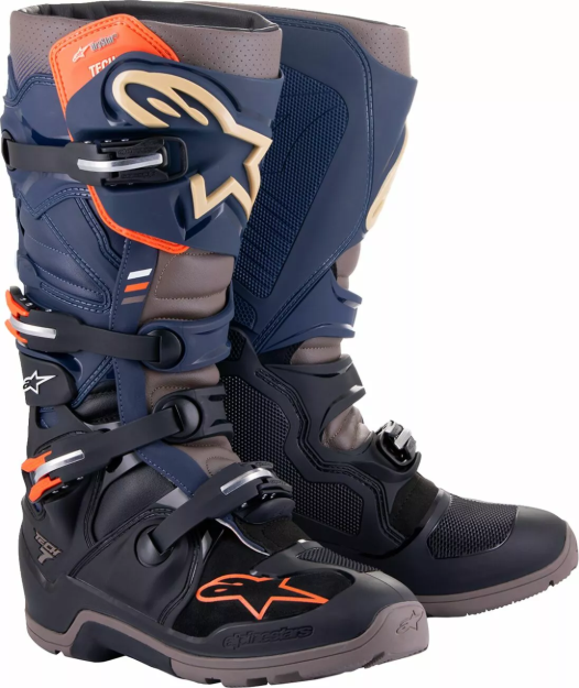 ALPINESTARS ENDURO T7 END DS NAVY/GY