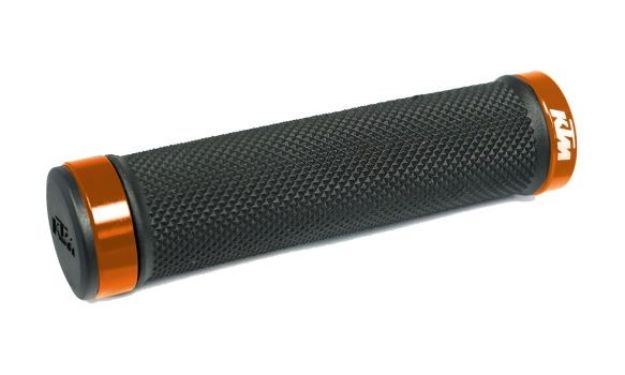 KTM ROČAJI DIAMOND RUBBER LOCK, 128 MM