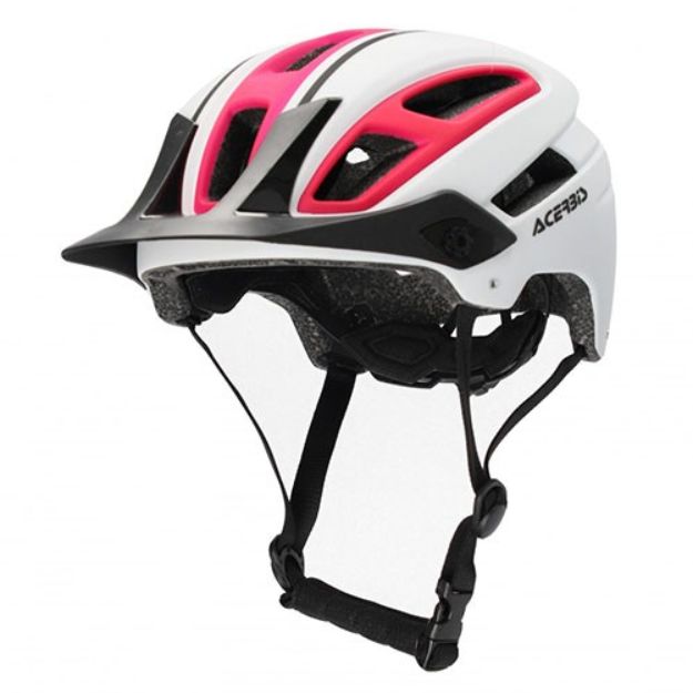 ACERBIS DOUBLEP WHITE/PURPLE KOLESARSKA ČELADA