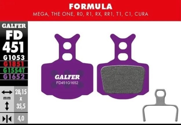 G1652 E-Bike Brake Pads