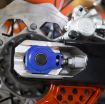 AXLE BLOCK YAMAHA BLUE