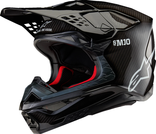 ALPINESTARS HELMET SM10 SOLID CARB