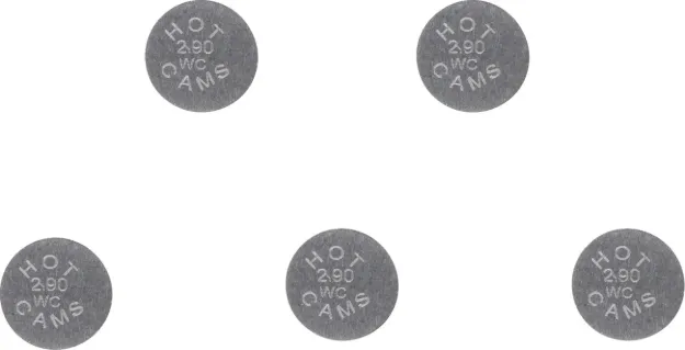 Replacement Valve Shims