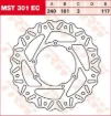 EC Cross Design Brake Rotor