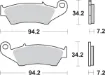 SI Offroad Sintered Brake Pads