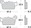 SI Offroad Sintered Brake Pads