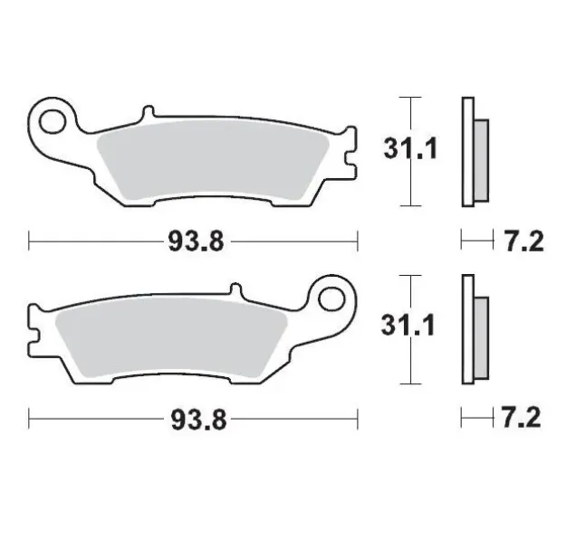 Racing GP SinterPRO Offroad Brake Pads