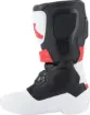 Slika ALPINESTARS TECH 3S YOUTH - BELA ČRNA ŽIVO RDEČA