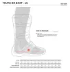 Slika ALPINESTARS TECH 3S YOUTH - BELA / ČRNA / MODRA