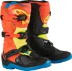Slika ALPINESTARS TECH 3S YOUTH - ORANŽNA / MODRA / RUMENA