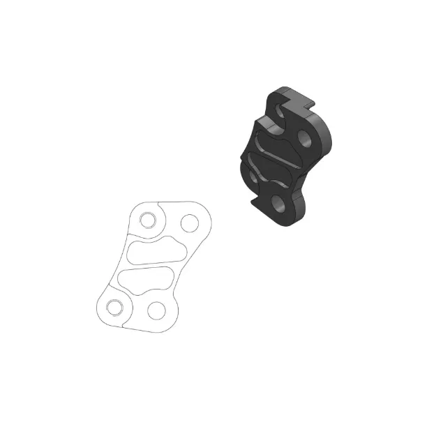 Adapter Brackets for 260 mm Floating Disc Kit