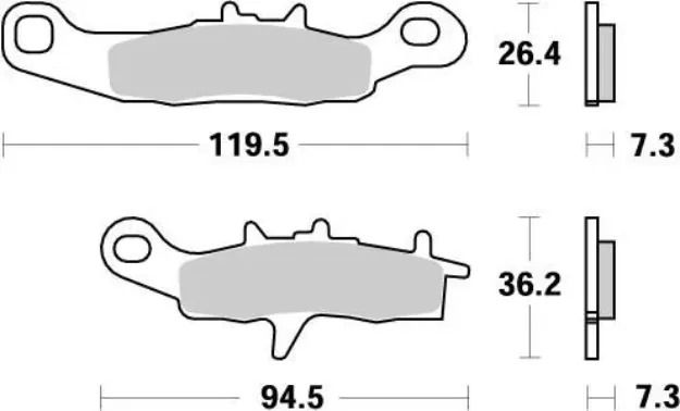 Nitro Brake Pads
