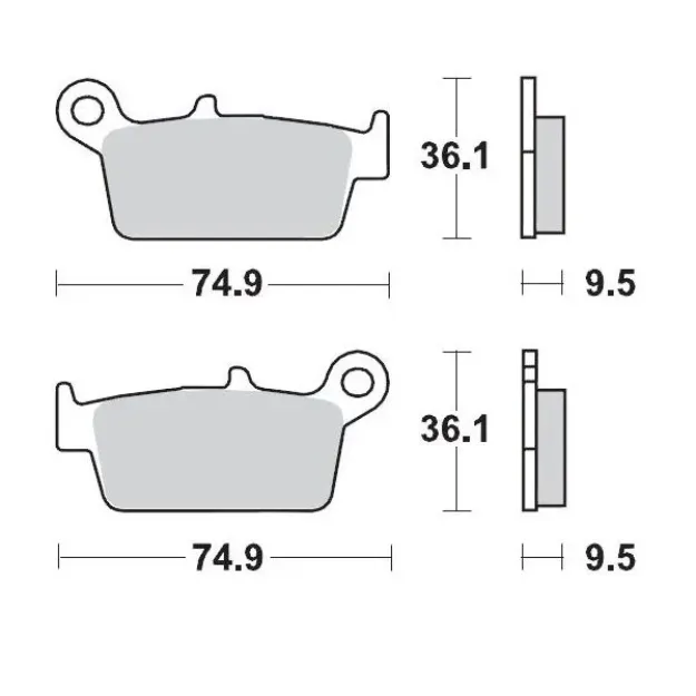 Racing GP SinterPRO Offroad Brake Pads