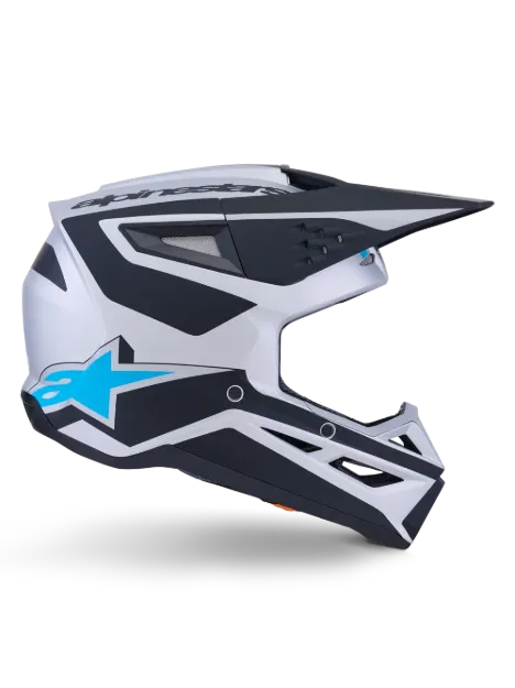 Slika ALPINESTARS SM3 HEAT SREBRNA/MODRA/ČRNA