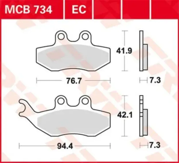EC Series Ceramic Brake Pads