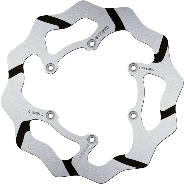 BRAKE ROTOR FIXED WAVE GROOVED OVERSIZE