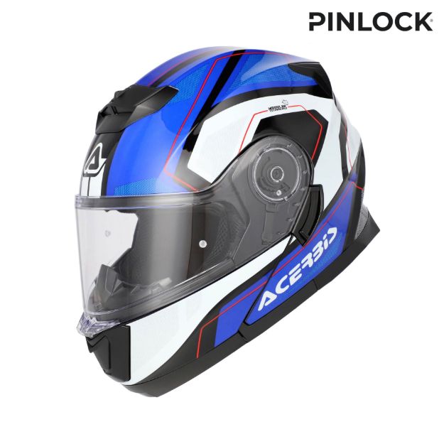 Slika Acerbis SEREL 22-06 PREKLOPNA ČELADA MODRA/BELA