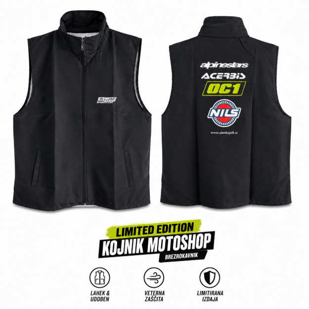 Slika Kojnik MotoShop brezrokavnik Limited Edition